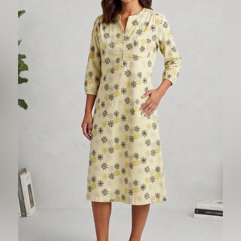 Porridge x Anthropologie Perennial Floral Print midi Dress  size 2
